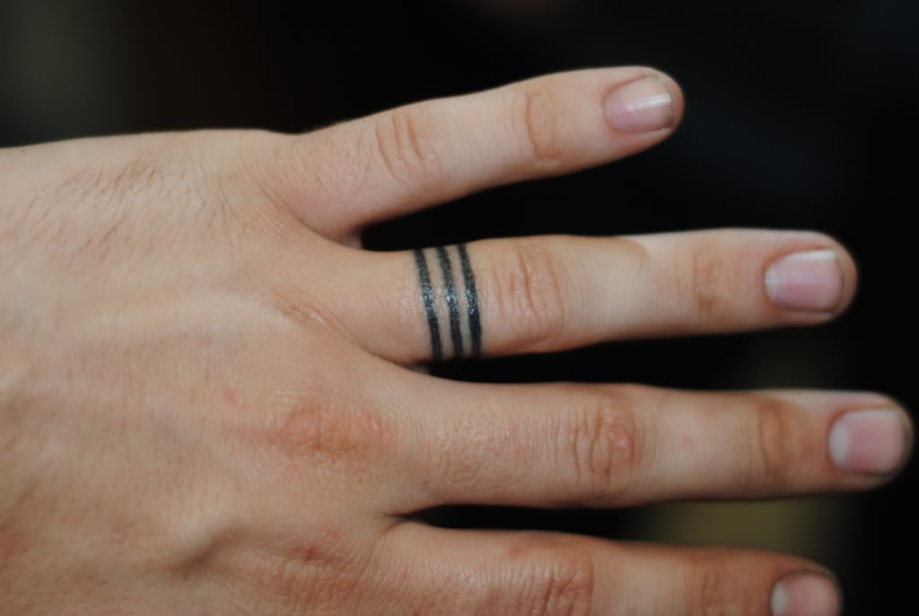Attractive Finger Tattoo FT102
