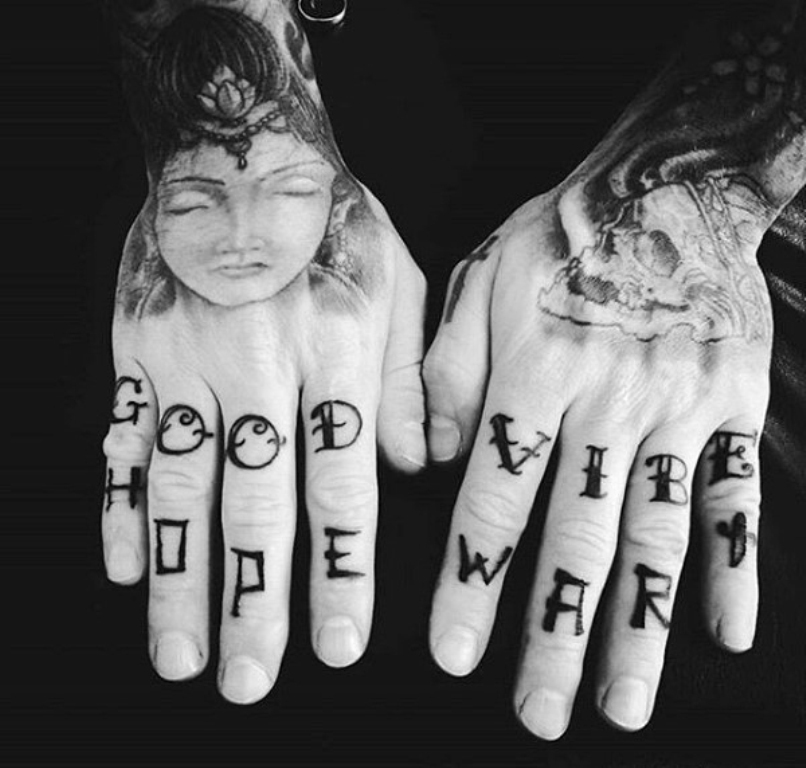 Finger Tattoo Designs For Mens