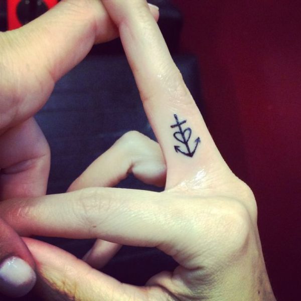 Awesome Anchor Tattoo Design