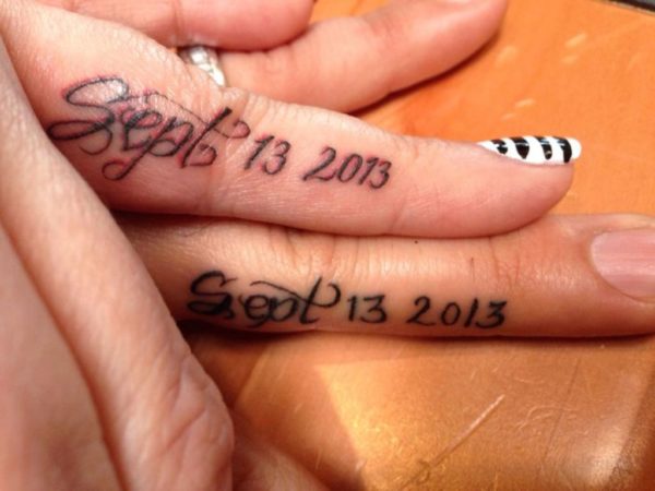 Awesome Dates Tattoo