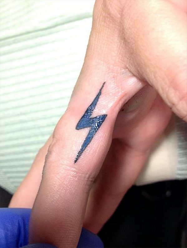 Stylish Finger Tattoo