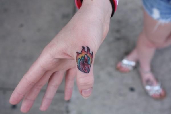 Awesome Finger Tattoo