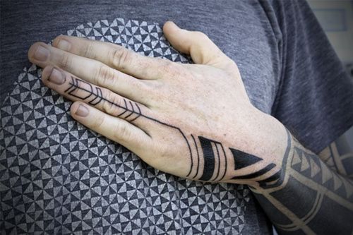 Awesome Geometric Tattoo