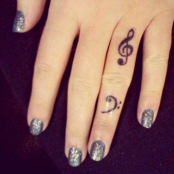 Awesome Music Note Tattoo