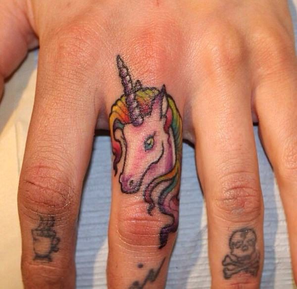 Awesome Unicorn Tattoo
