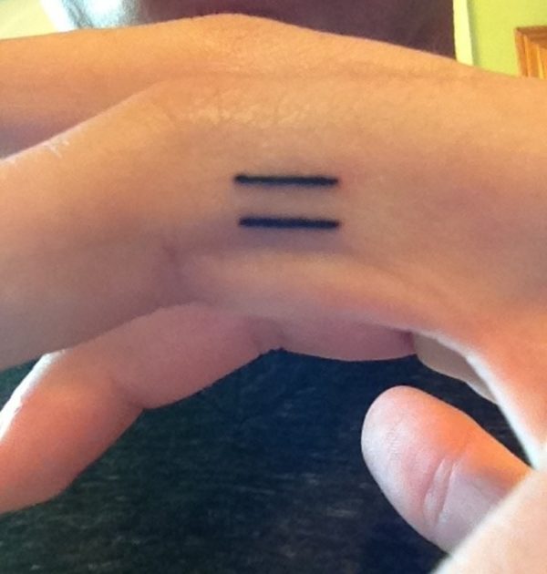 Beautiful Equality Tattoo