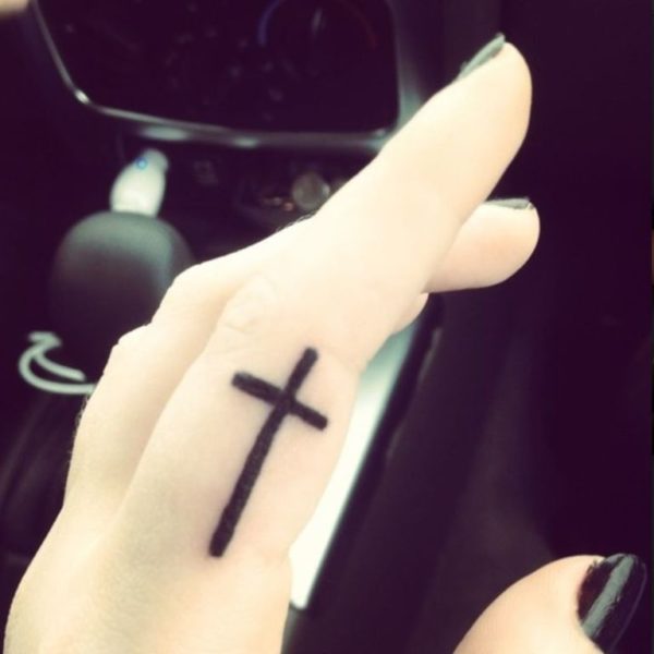 Black Cross Tattoo