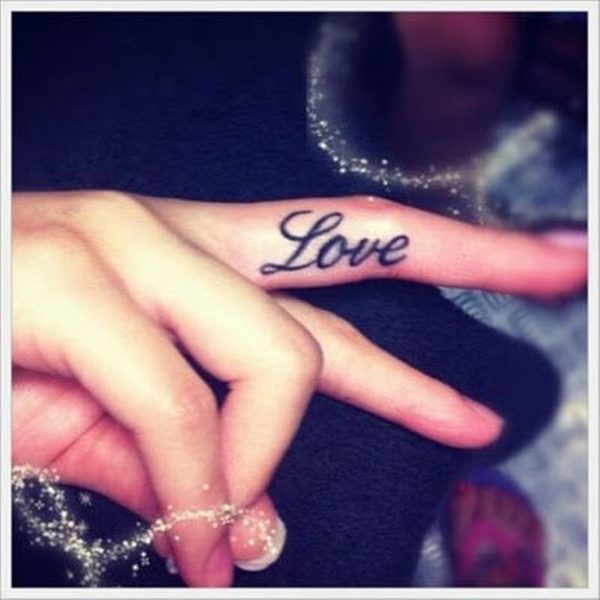 Black Inked Love Tattoo