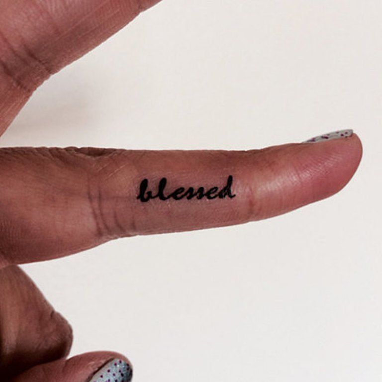 19 Special Words Tattoo Designs On Finger