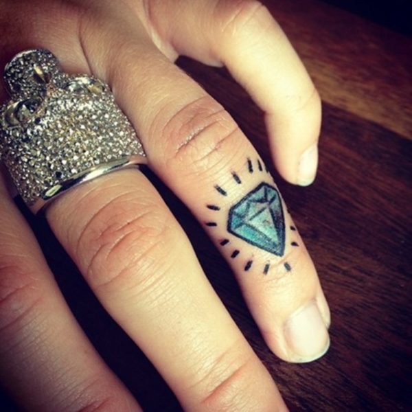 Blue Diamond Tattoo