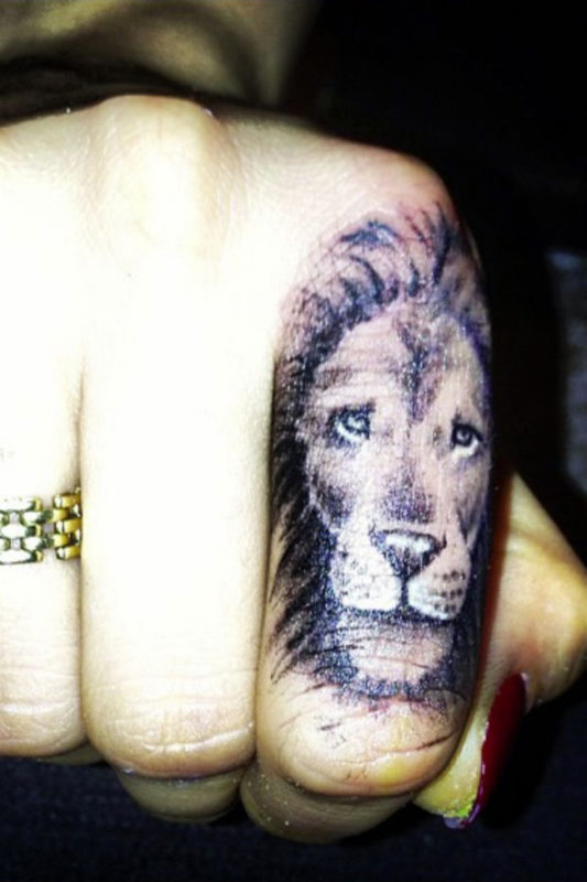 Cara Delevingne's Lion Tattoo