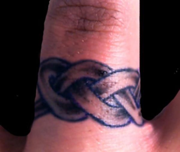 Celtic Finger Tattoo