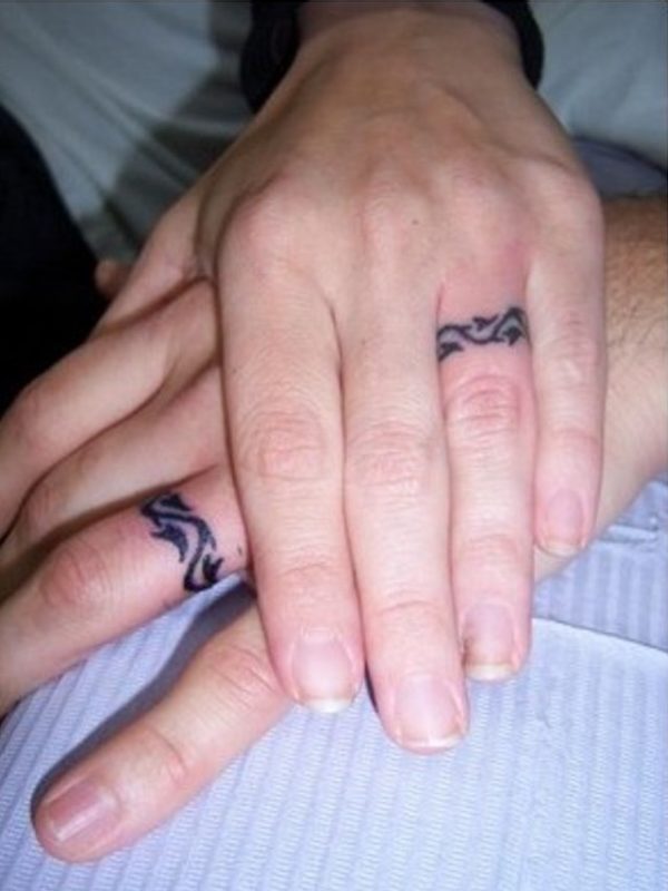 Celtic Love Knot Ring Tattoo