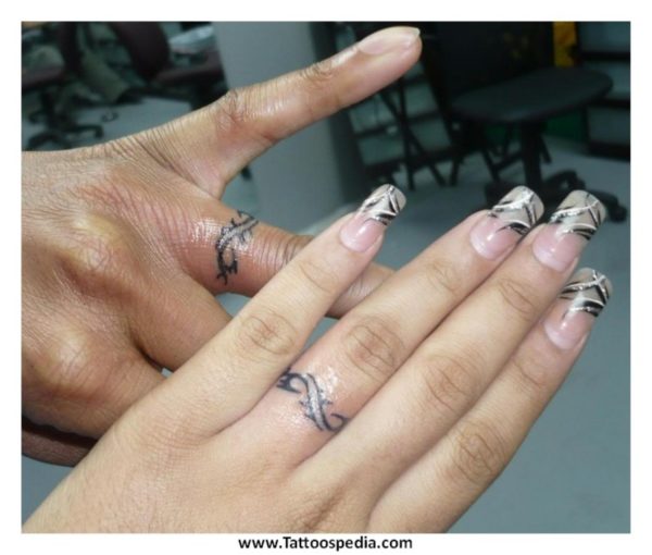Celtic Tattoo Ring Finger