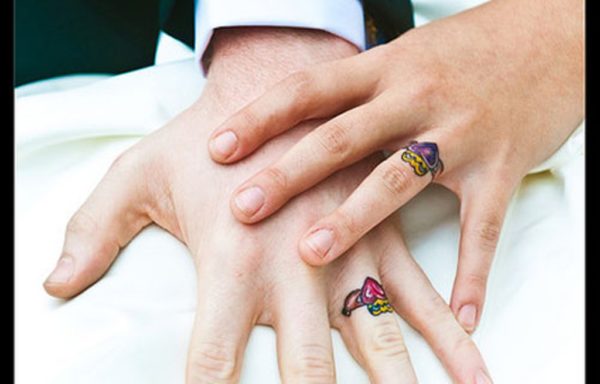 Colored Rings Tattoo