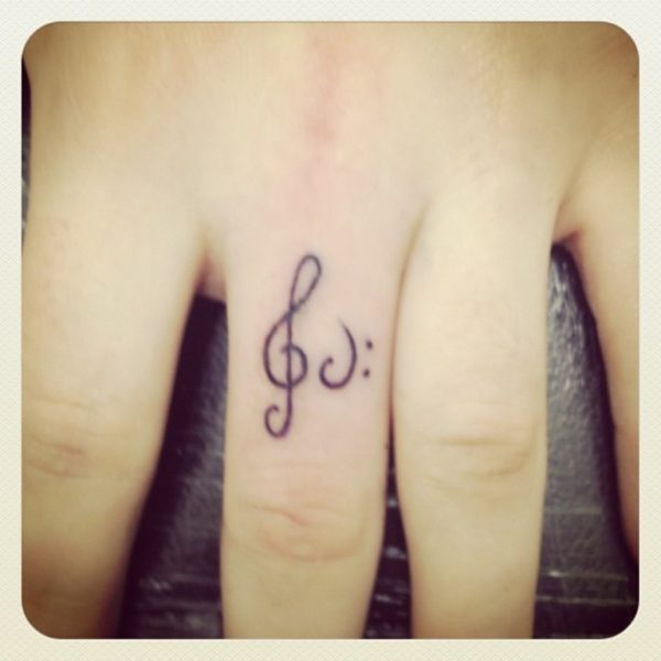 Cute Music Tattoo