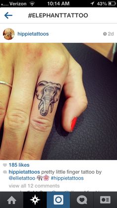 Elephant Tattoo Design