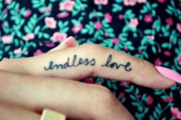 Endless Love on Finger