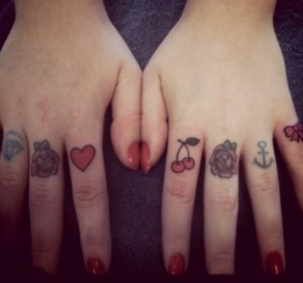 Fantastic knuckle Tattoo Design