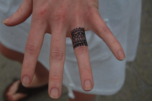 Fine Finger Tattoo