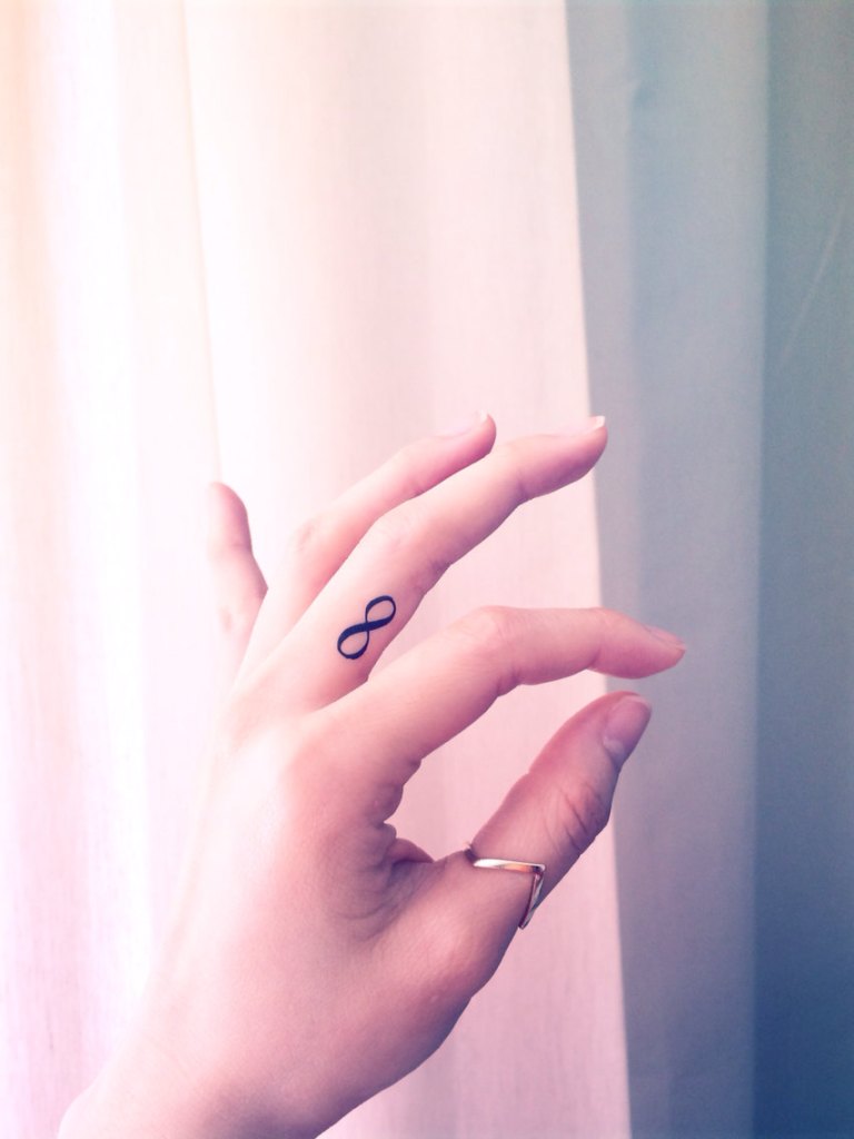 infinity heart ring tattoo