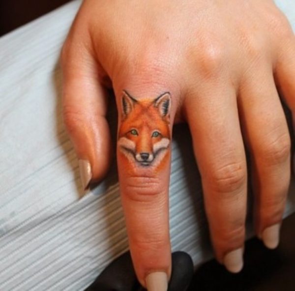Fox Face Tattoo