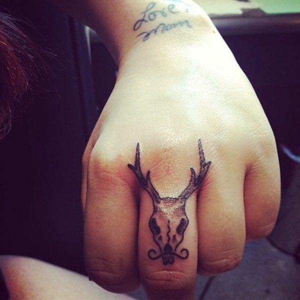 Funky Deer Tattoo