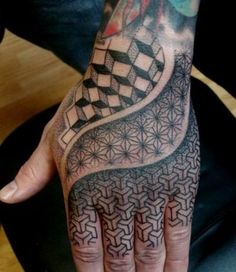 Funky Geometric Tattoo