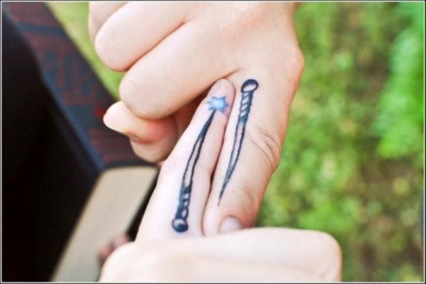 Graceful Finger Tattoo