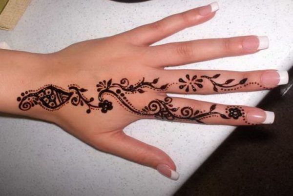 Heena Finger Tattoo