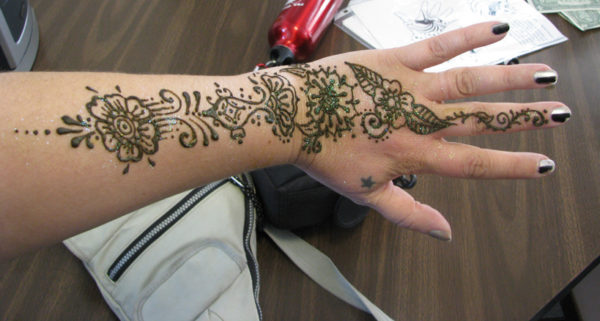 Henna Flower Tattoo Design 