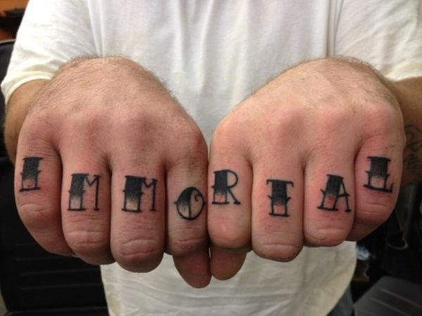 Immortal Word Tattoo