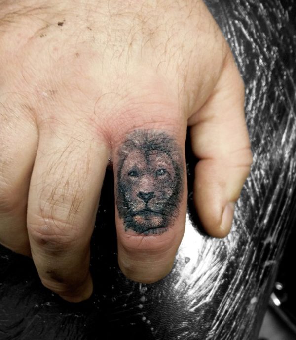 Lion Head Tattoo