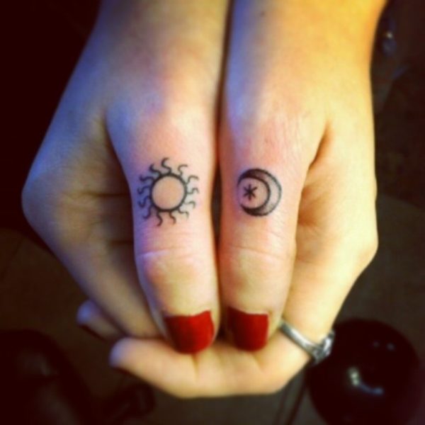 Moon And Sun Tattoo