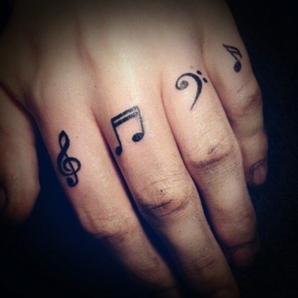 Musical Words Tattoo