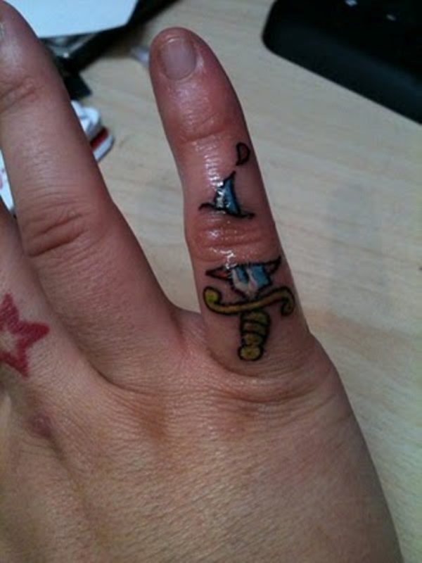 Nice Finger Tattoo