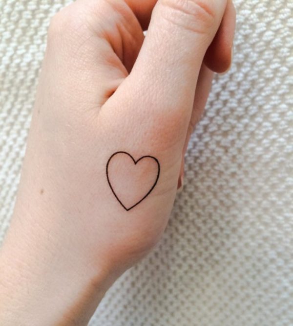 Nice Heart Tattoo Design