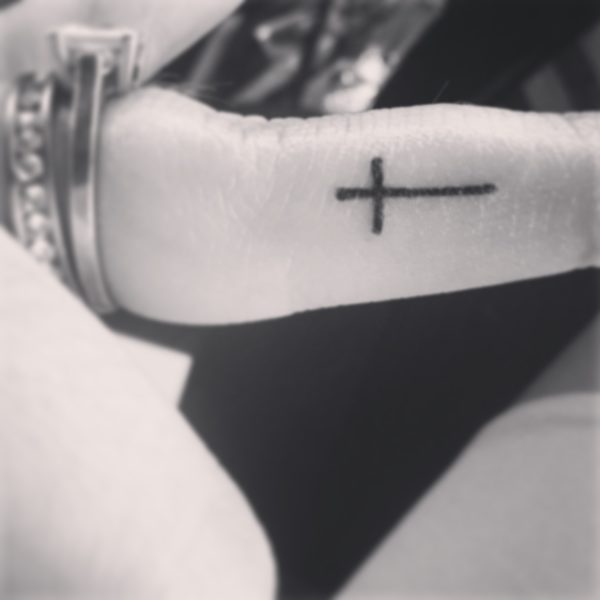 Pretty Cross Tattoo