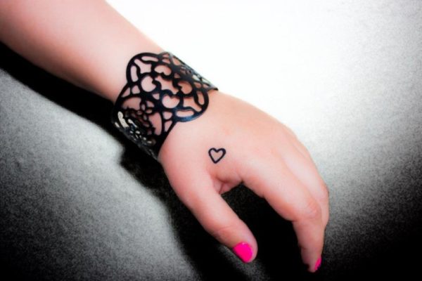 Pretty Heart Tattoo
