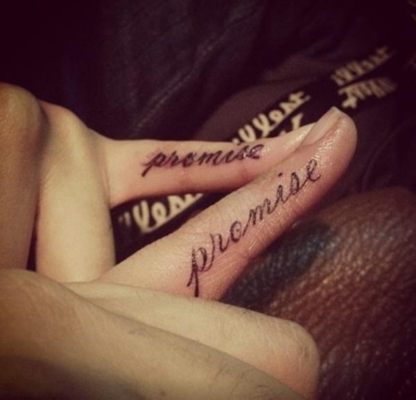 Promise Word Tattoo