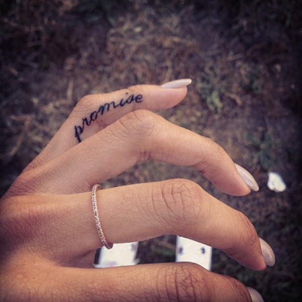 Promise Word Tattoo