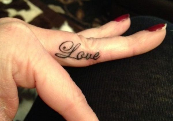 Simple Love Tattoo