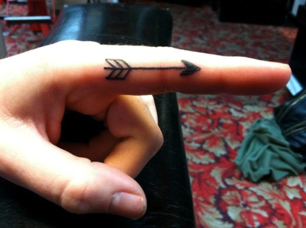 Small Arrow Tattoo