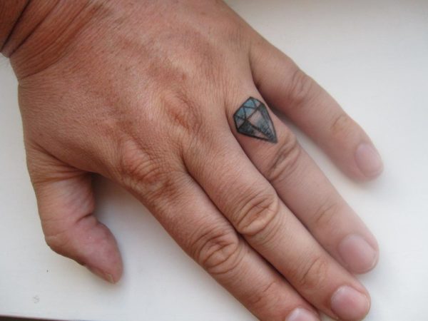 Small Diamond Tattoo