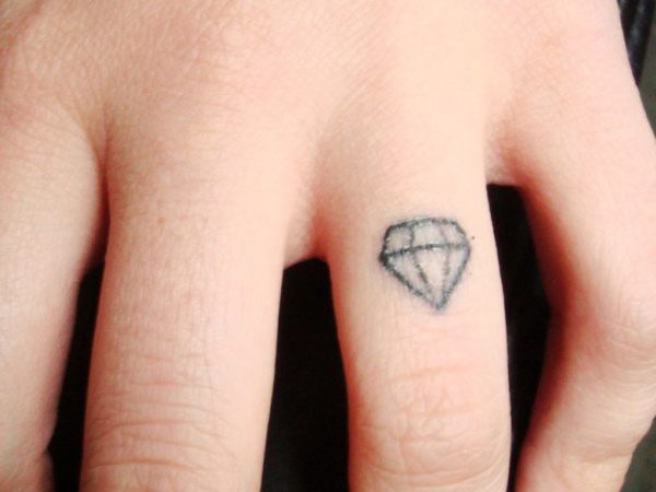 Small Diamond Tattoo