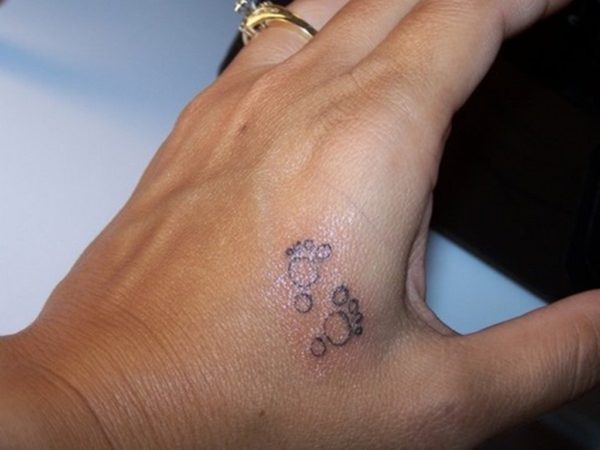 Small Footprint Tattoo