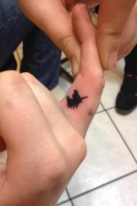 Small Unicorn Tattoo-
