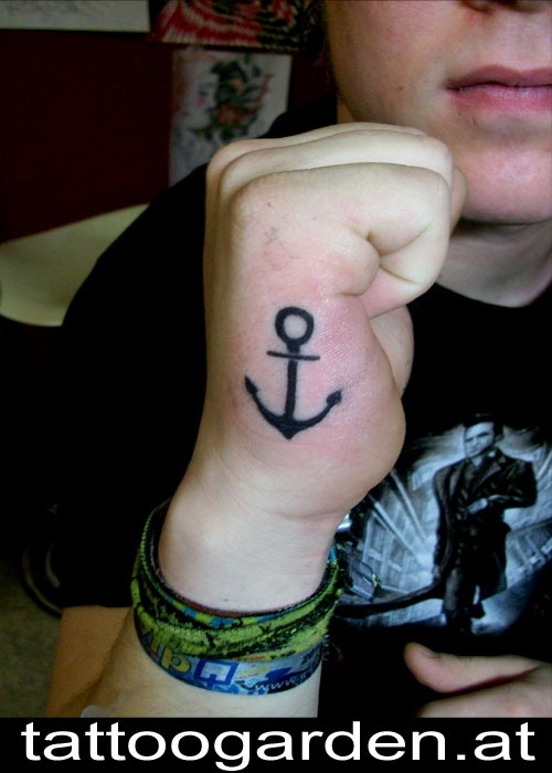 Stylish Anchor Tattoo