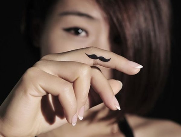 Stylish Finger Tattoo