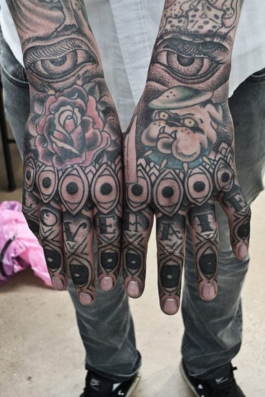 Stylish Finger Tattoo